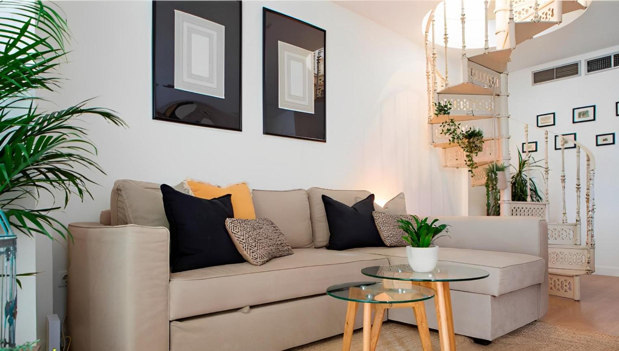 Апартаменти Sol Y Malaga - Designer Duplex Con Terraza Y Parking Екстер'єр фото